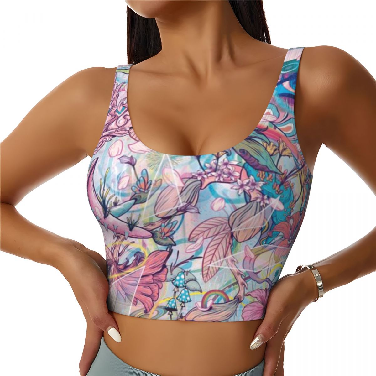Yoga Fitness Retreat - Maternity Yoga Top Flower Mantis Fitness