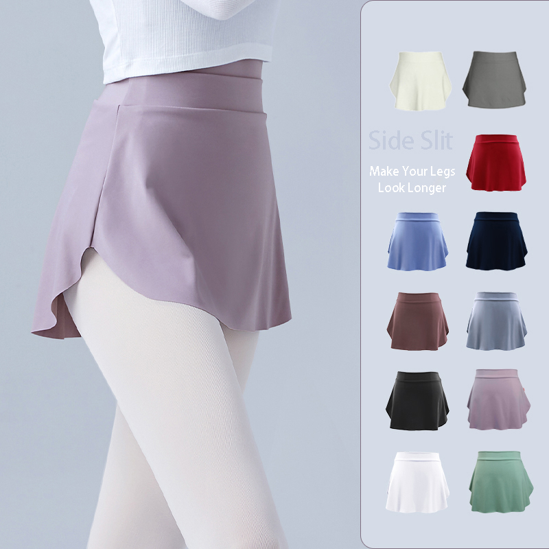 Women Side Split Dance Skirts  - Yoga Fitness Dress avis et prix