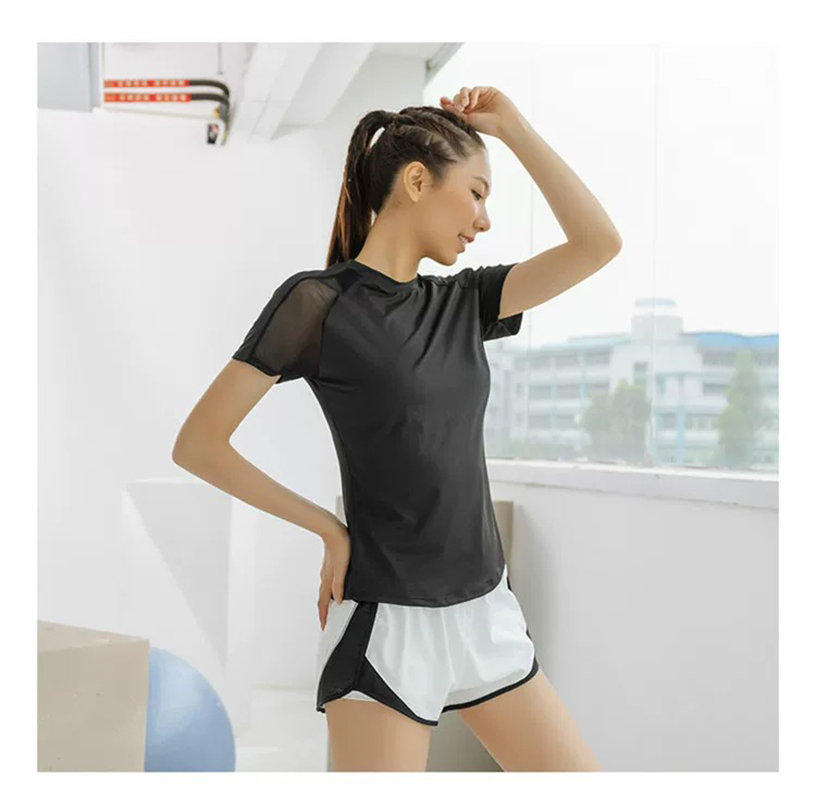Summer Sports Short-Sleeved Wo - Yoga Fitness Top avis et prix