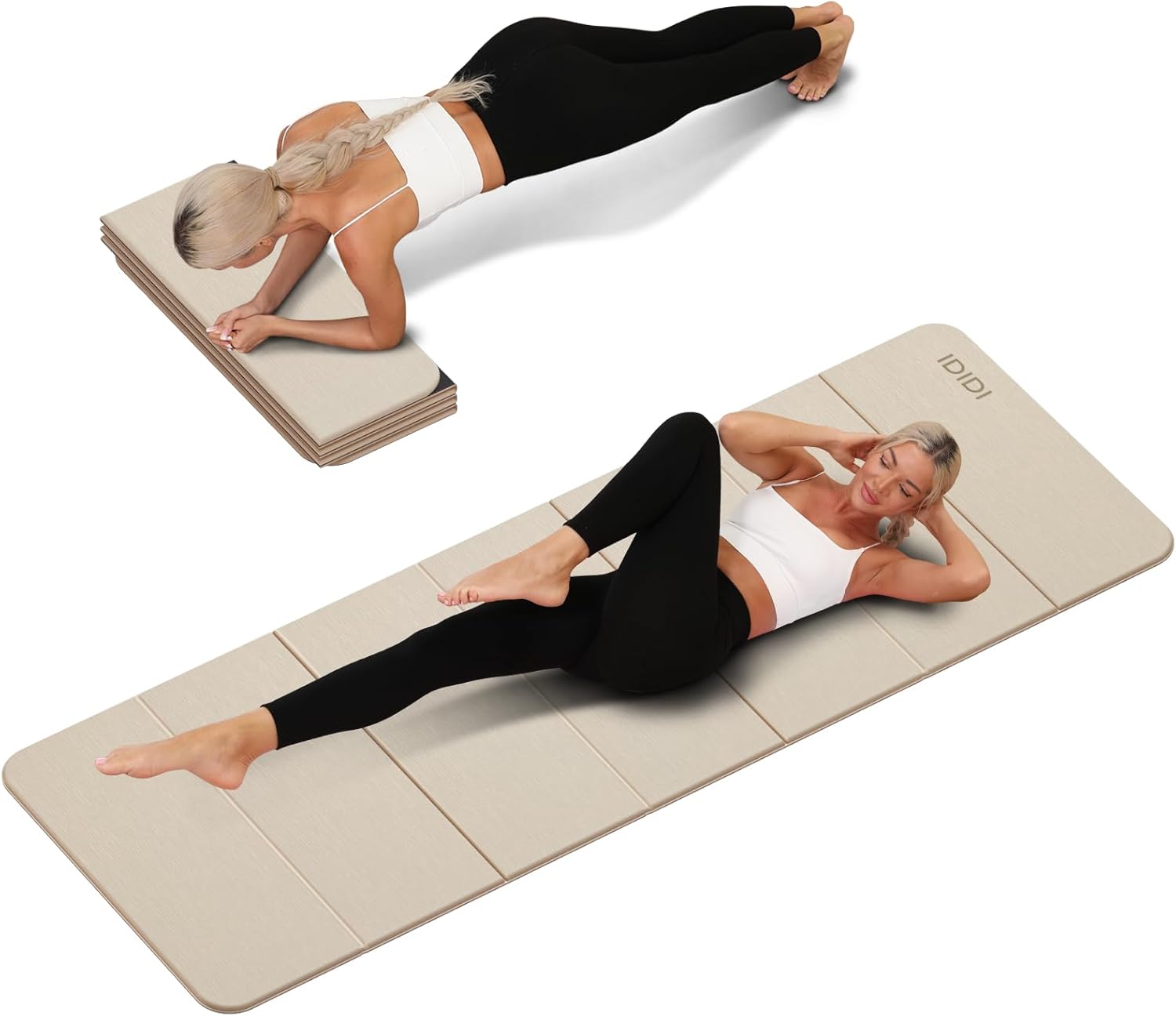 Foldable Yoga Mat Extra Thick  - Yoga Fitness Studio avis et prix