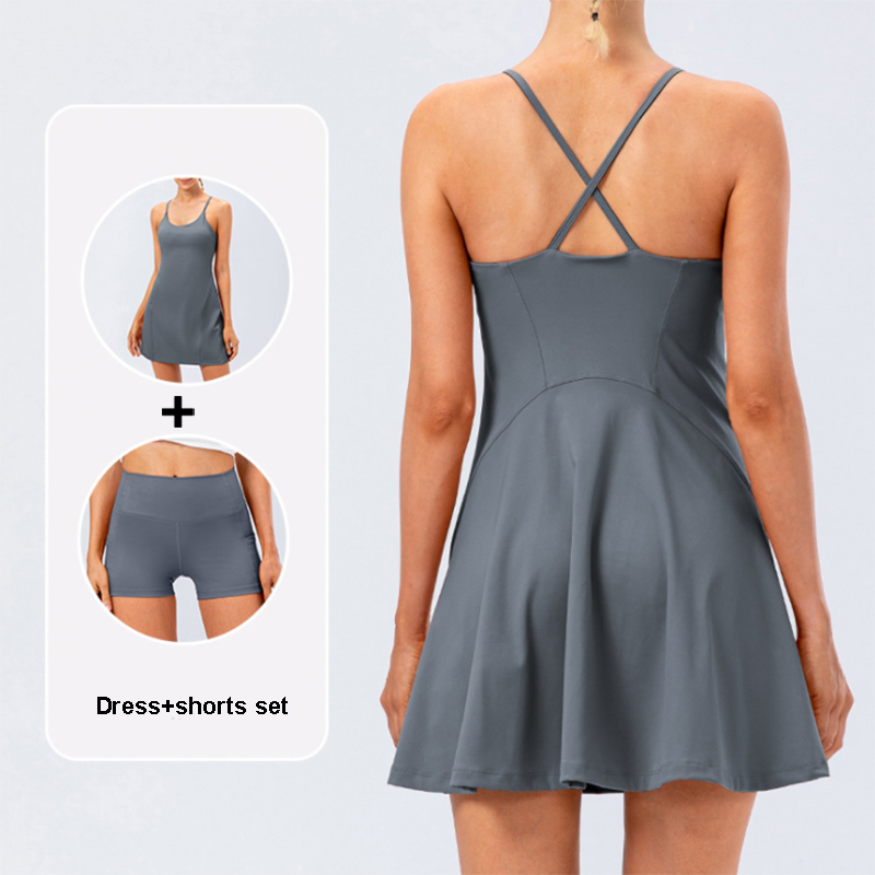 Women Tennis Yoga Skirt High S - Yoga Fitness Dress avis et prix