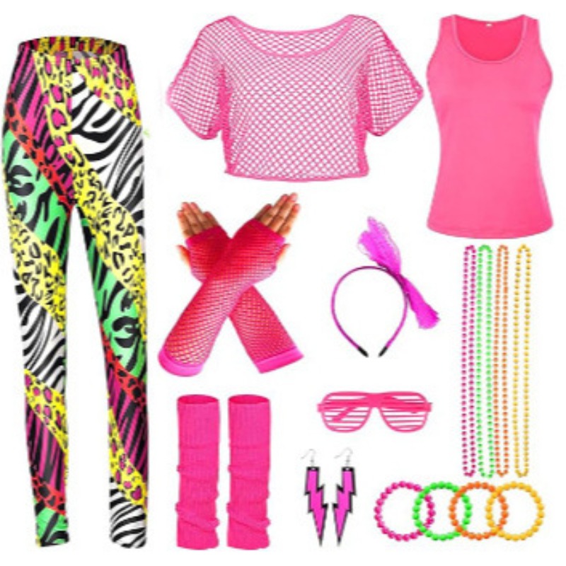 1980s Halloween Costume Set Me - Yoga Fitness Holiday avis et prix