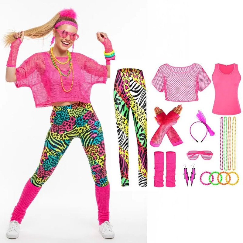1980s Retro Dance Party Wear B - Yoga Fitness Holiday avis et prix