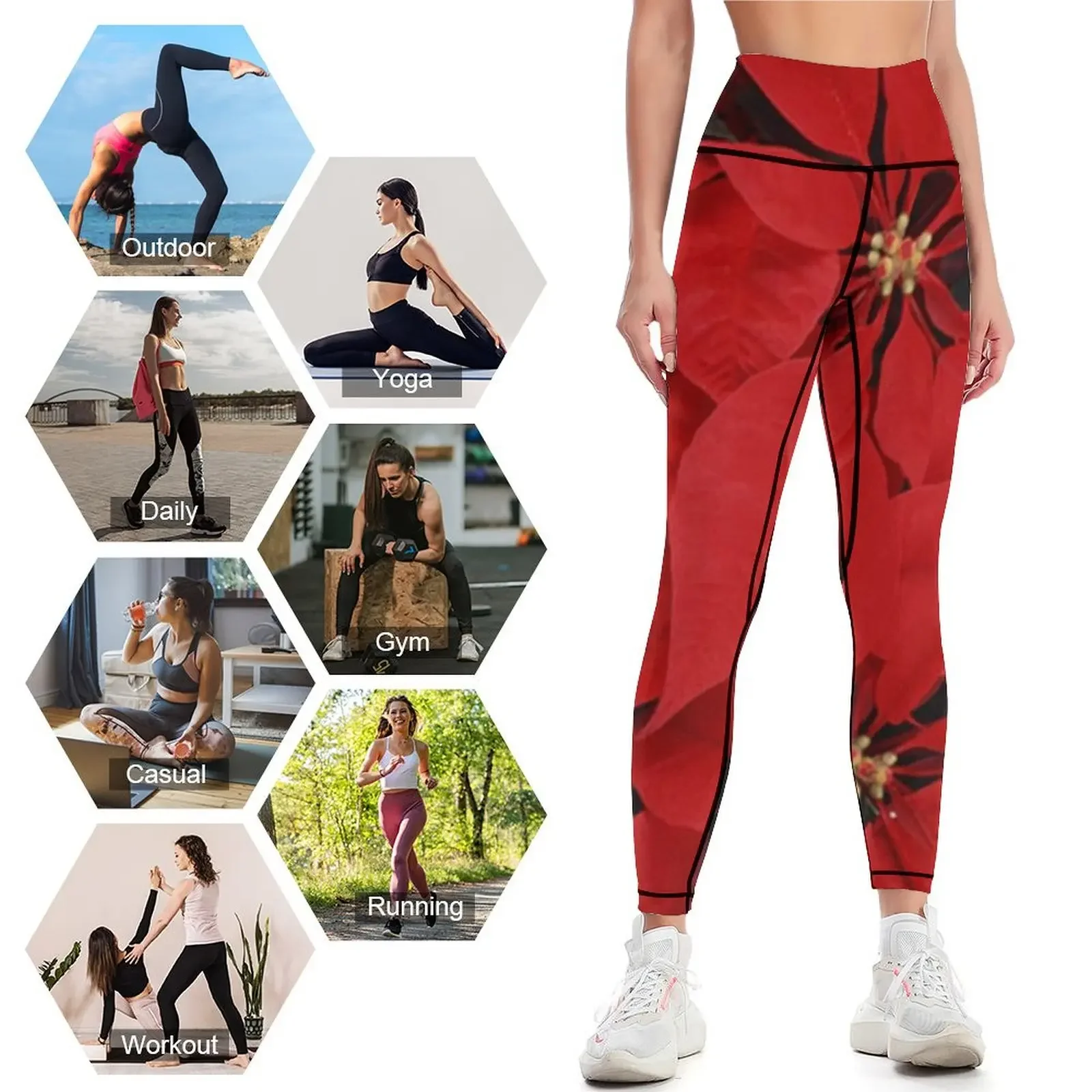Poinsettias for Christmas, hol - Yoga Fitness Holiday avis et prix