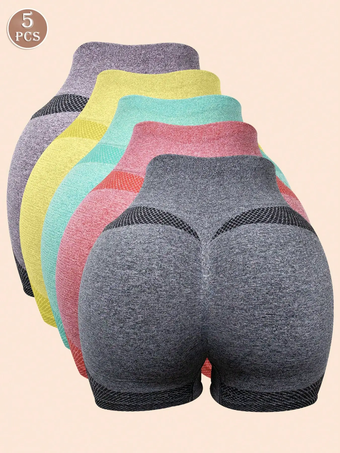 [Seamless Yoga Shorts] 5pcs Hi - Yoga Fitness Top avis et prix