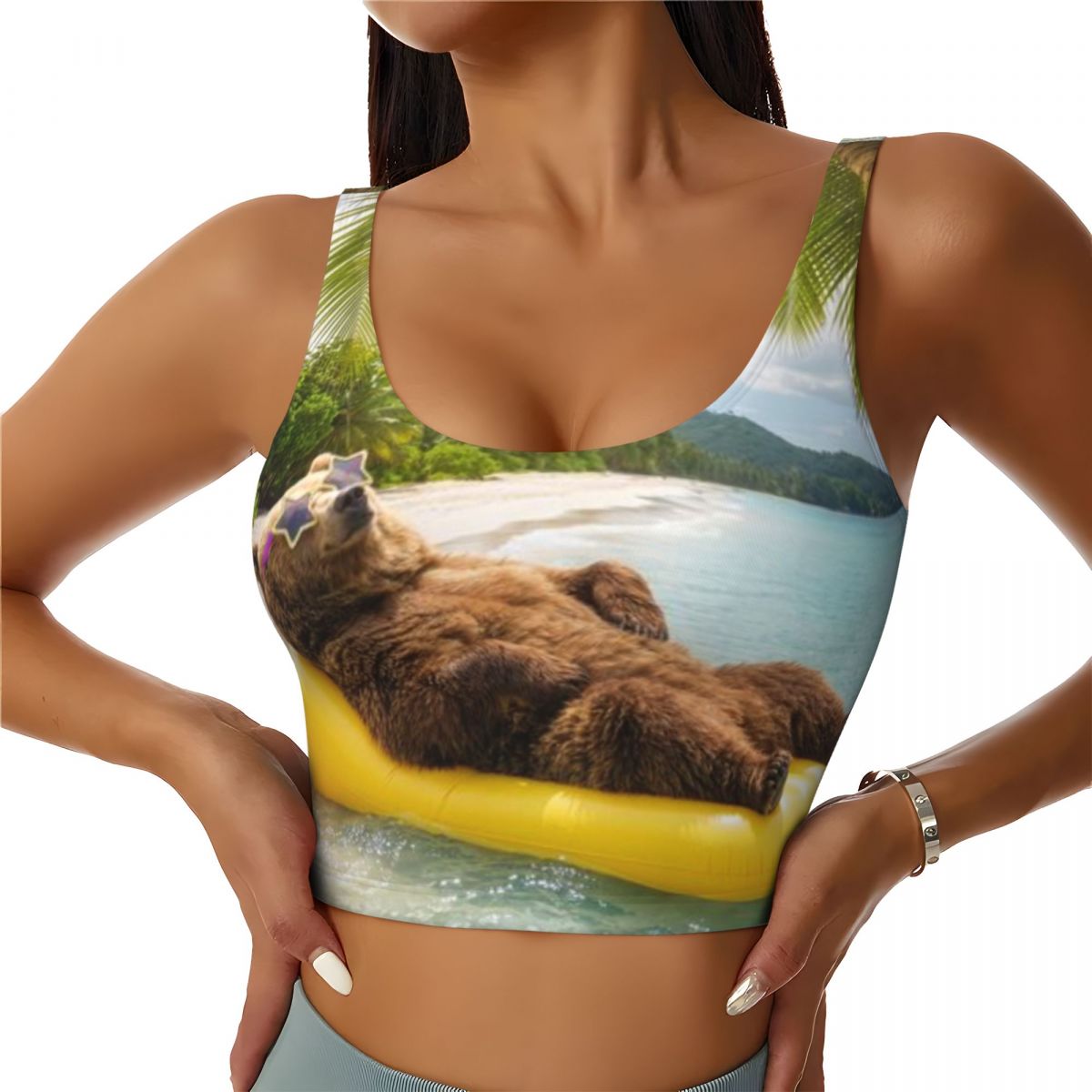 Color Block Yoga Top Grizzly B - Yoga Fitness Holiday avis et prix