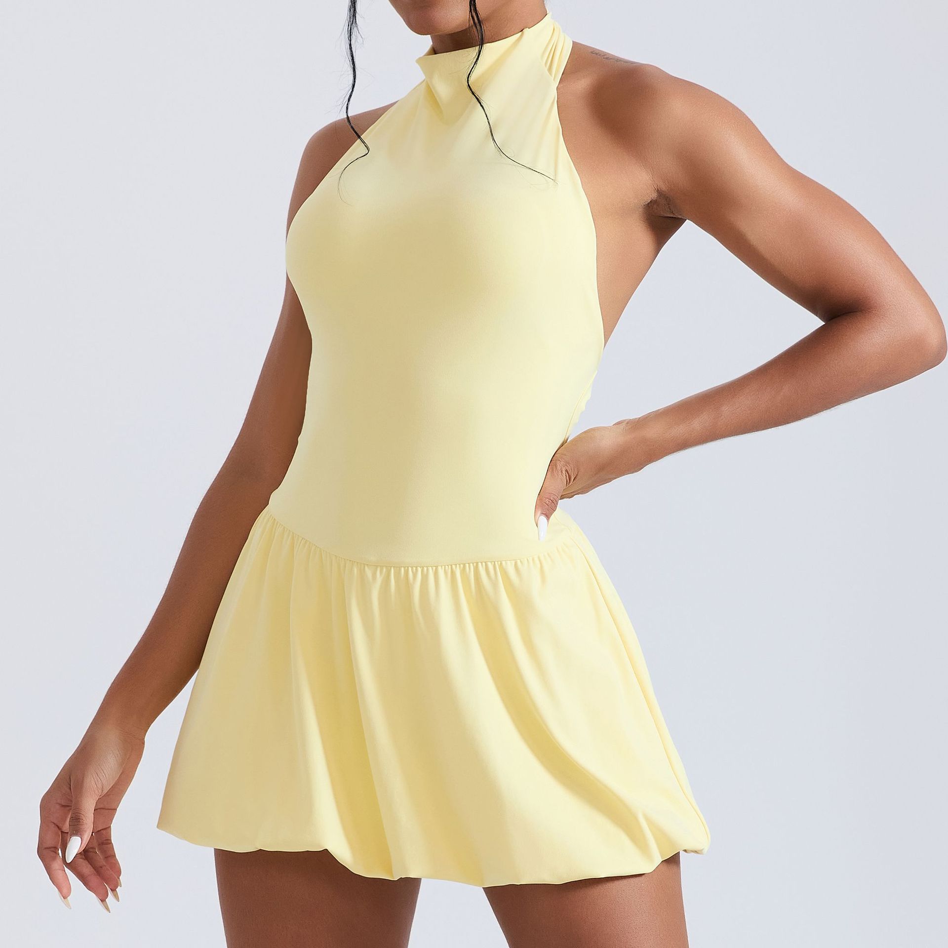 Ningyu High Neck Golf Tennis D - Yoga Fitness Dress avis et prix
