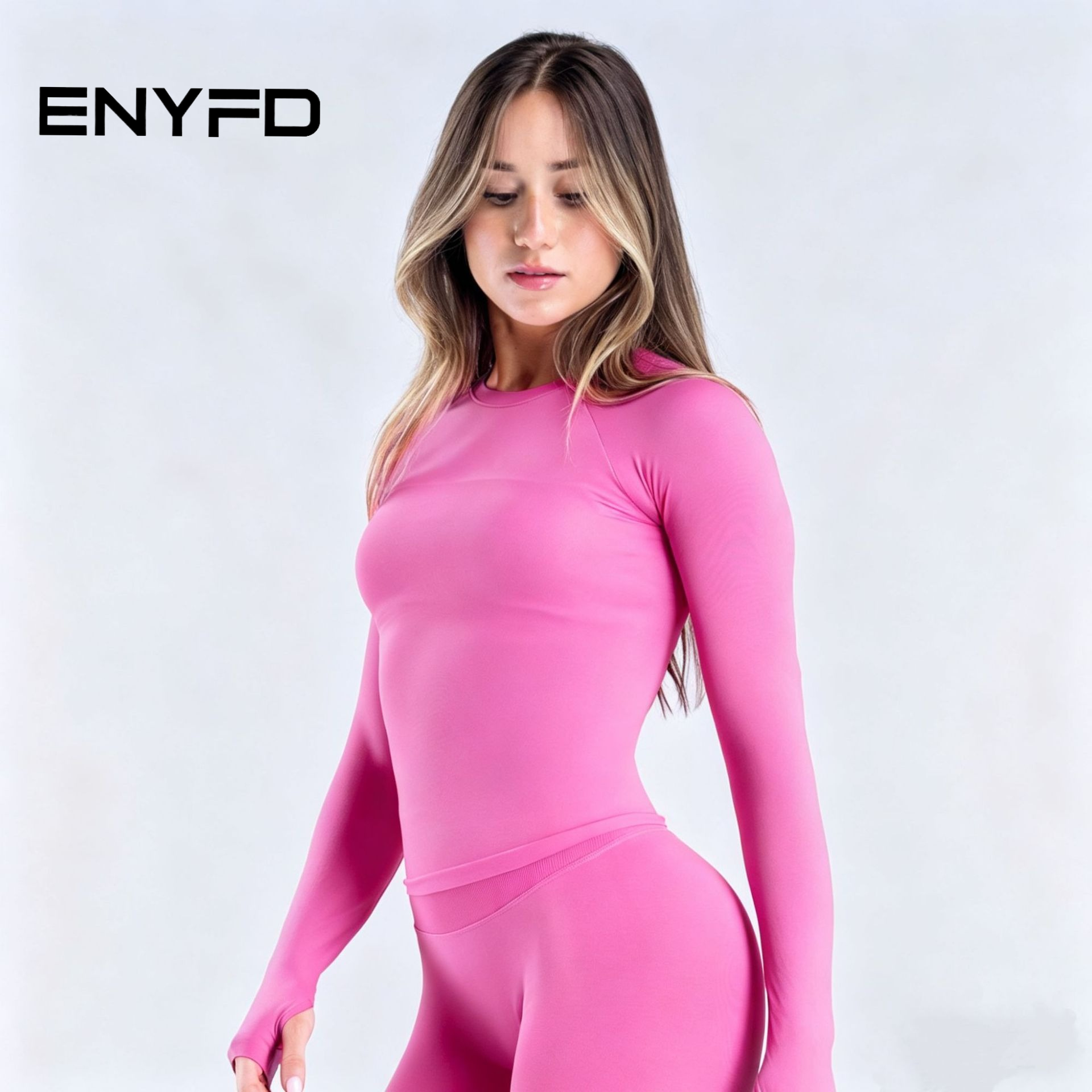 ENYFD Women's Seamless Long Sl - Yoga Fitness Top avis et prix