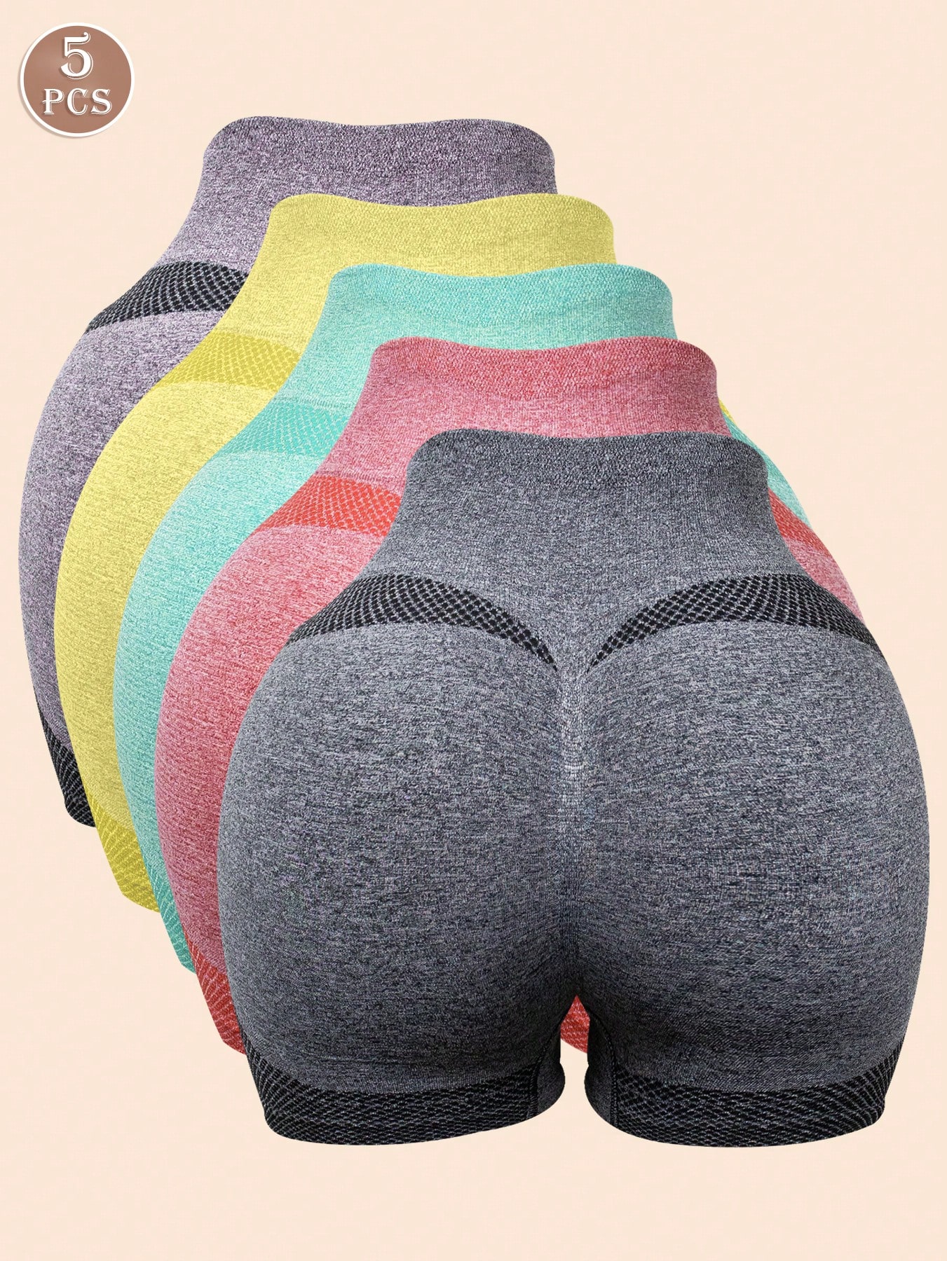 [Seamless Yoga Shorts] 5pcs Hi - Yoga Fitness Top avis et prix