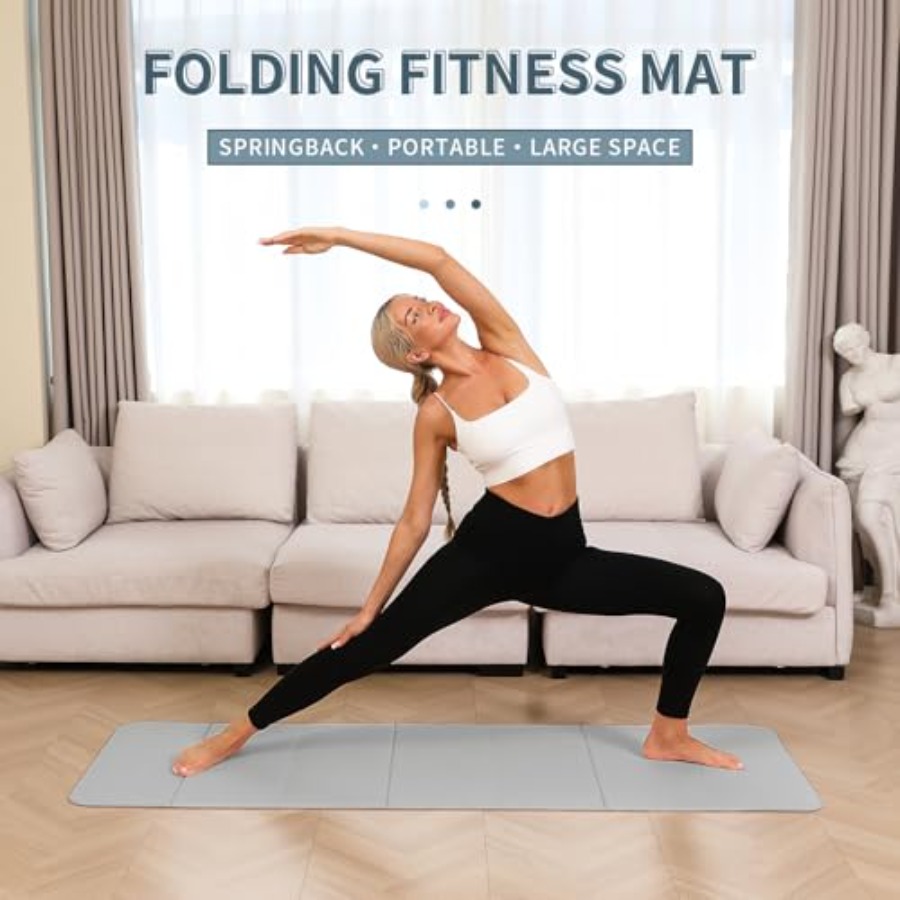 Foldable Yoga Mat - 10mm Extra - Yoga Fitness Studio avis et prix