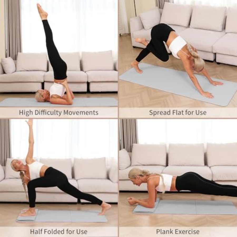 Foldable Yoga Mat - 10mm Extra - Yoga Fitness Studio avis et prix