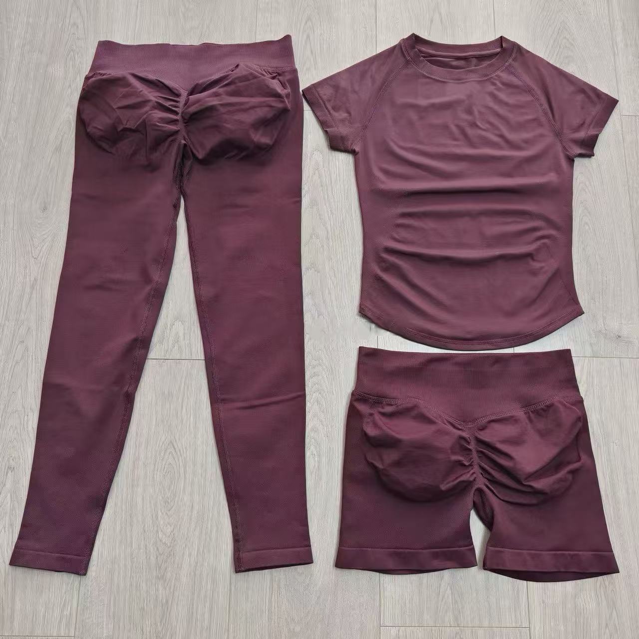 2 Pieces Sports Sets Short Sle - Yoga Fitness Top avis et prix